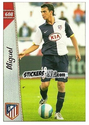 Sticker Miguel - Las Fichas De La Liga 2006-2007 n. 608 - Mundicromo