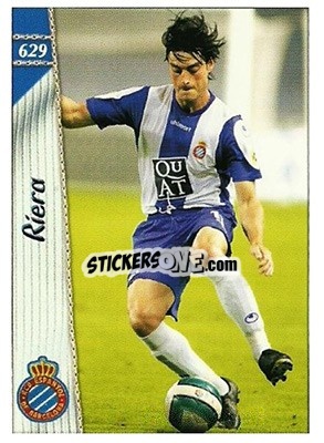 Cromo Riera - Las Fichas De La Liga 2006-2007 - Mundicromo