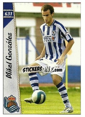 Sticker Mikel Gonzalez - Las Fichas De La Liga 2006-2007 n. 631 - Mundicromo