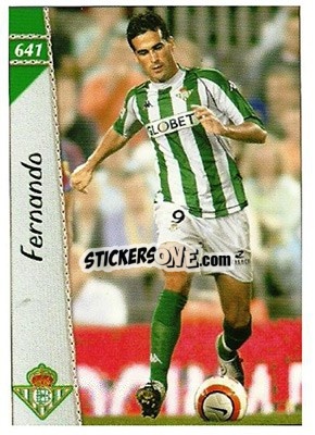 Figurina Fernando - Las Fichas De La Liga 2006-2007 - Mundicromo