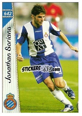 Cromo Jonathan Soriano - Las Fichas De La Liga 2006-2007 - Mundicromo