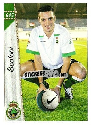 Sticker Scaloni - Las Fichas De La Liga 2006-2007 - Mundicromo