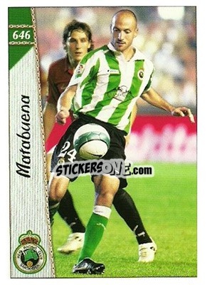 Cromo Matabuena - Las Fichas De La Liga 2006-2007 n. 646 - Mundicromo