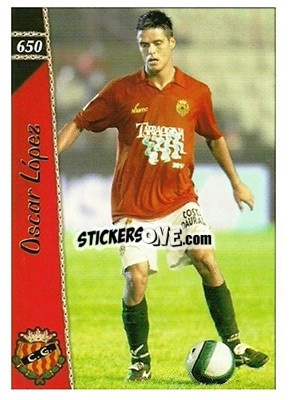 Sticker Oscar López - Las Fichas De La Liga 2006-2007 - Mundicromo