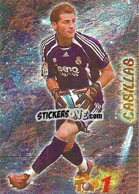 Cromo Casillas - Las Fichas De La Liga 2006-2007 - Mundicromo