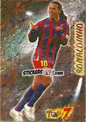 Sticker Ronaldinho - Las Fichas De La Liga 2006-2007 n. 662 - Mundicromo