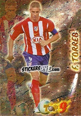 Sticker Fernando Torres - Las Fichas De La Liga 2006-2007 n. 664 - Mundicromo