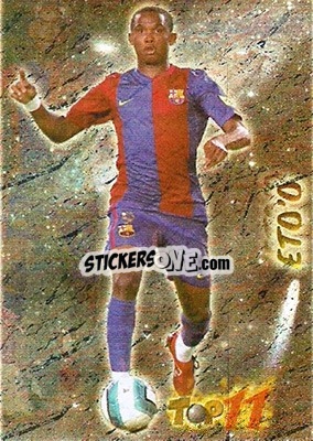 Sticker Eto'o - Las Fichas De La Liga 2006-2007 n. 666 - Mundicromo