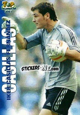 Cromo Casillas - Las Fichas De La Liga 2006-2007 - Mundicromo