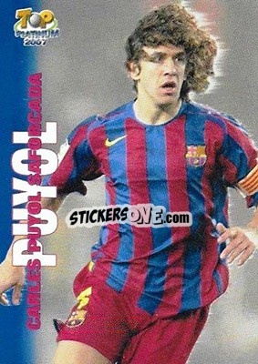 Cromo Puyol - Las Fichas De La Liga 2006-2007 - Mundicromo