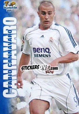 Cromo Fabio Cannavaro - Las Fichas De La Liga 2006-2007 - Mundicromo