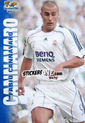 Sticker Fabio Cannavaro - Las Fichas De La Liga 2006-2007 n. 686 - Mundicromo