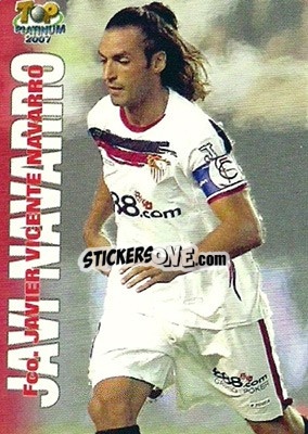 Sticker Javi Navarro - Las Fichas De La Liga 2006-2007 - Mundicromo