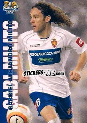 Cromo Gabriel Milito - Las Fichas De La Liga 2006-2007 - Mundicromo