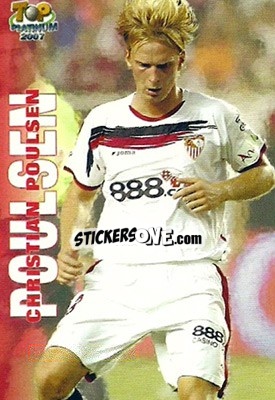 Sticker Christian Poulsen - Las Fichas De La Liga 2006-2007 n. 715 - Mundicromo