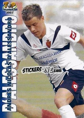 Sticker Andres D'Alessandro - Las Fichas De La Liga 2006-2007 - Mundicromo