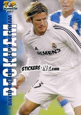 Sticker Beckham - Las Fichas De La Liga 2006-2007 n. 731 - Mundicromo
