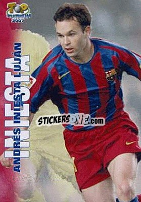 Cromo Iniesta - Las Fichas De La Liga 2006-2007 - Mundicromo