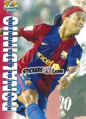 Sticker Ronaldinho - Las Fichas De La Liga 2006-2007 n. 748 - Mundicromo