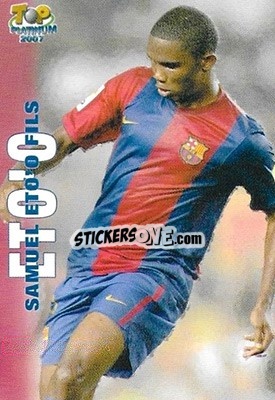 Sticker Eto'o - Las Fichas De La Liga 2006-2007 - Mundicromo