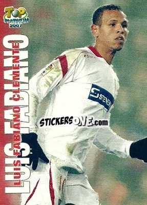 Cromo Luis Fabiano - Las Fichas De La Liga 2006-2007 - Mundicromo