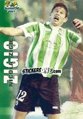 Cromo Zigic - Las Fichas De La Liga 2006-2007 - Mundicromo