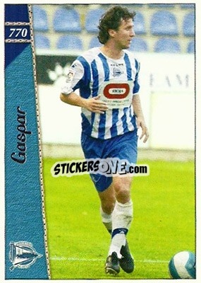 Cromo Gaspar - Las Fichas De La Liga 2006-2007 - Mundicromo