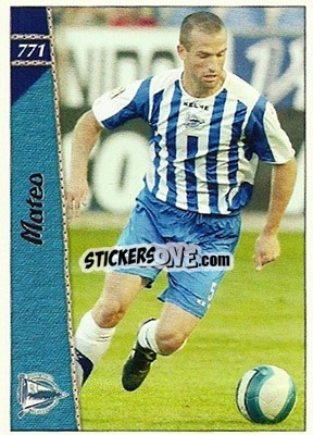 Cromo Mateo - Las Fichas De La Liga 2006-2007 - Mundicromo