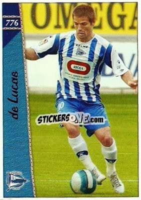 Sticker De Lucas - Las Fichas De La Liga 2006-2007 - Mundicromo