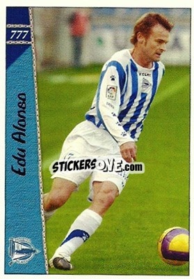 Sticker Edu Alonso - Las Fichas De La Liga 2006-2007 - Mundicromo