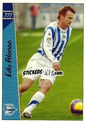 Sticker Edu Alonso - Las Fichas De La Liga 2006-2007 n. 777 - Mundicromo