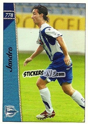 Sticker Jandro - Las Fichas De La Liga 2006-2007 n. 778 - Mundicromo