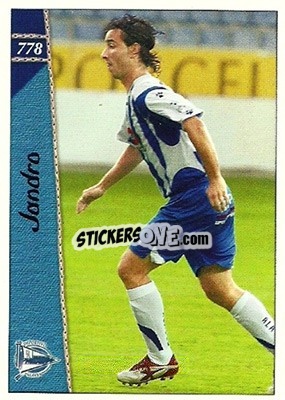 Cromo Jandro - Las Fichas De La Liga 2006-2007 - Mundicromo