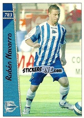 Sticker Ruben Navarro - Las Fichas De La Liga 2006-2007 - Mundicromo