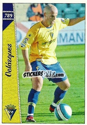 Cromo Velazquez - Las Fichas De La Liga 2006-2007 - Mundicromo