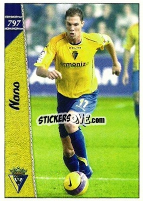 Cromo Nano - Las Fichas De La Liga 2006-2007 - Mundicromo