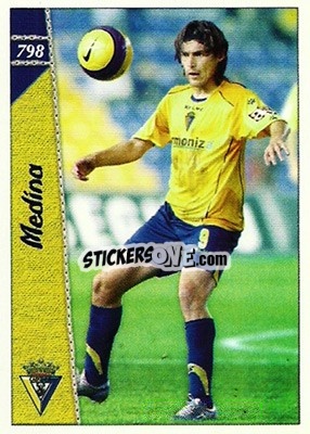 Cromo Medina - Las Fichas De La Liga 2006-2007 - Mundicromo