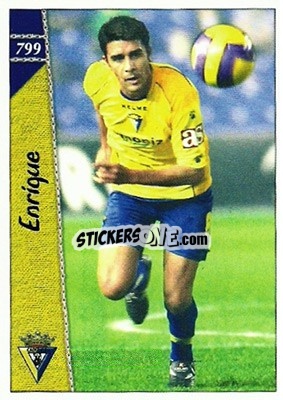 Cromo Enrique - Las Fichas De La Liga 2006-2007 - Mundicromo