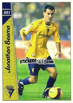 Cromo Jonathan Sesma - Las Fichas De La Liga 2006-2007 - Mundicromo