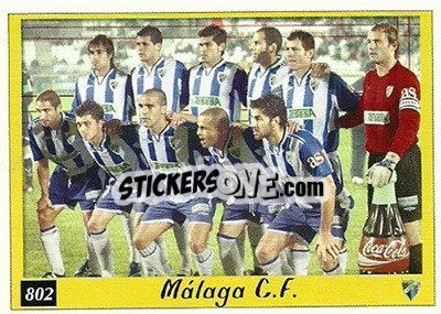 Figurina Malaga - Las Fichas De La Liga 2006-2007 - Mundicromo