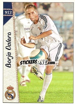 Sticker Borja Valero - Las Fichas De La Liga 2006-2007 - Mundicromo