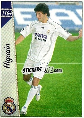 Sticker Higuain - Las Fichas De La Liga 2006-2007 - Mundicromo