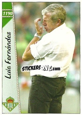 Sticker Luis Fernandez - Las Fichas De La Liga 2006-2007 n. 1190 - Mundicromo