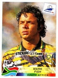 Sticker Mark Fish - Fifa World Cup France 1998 - Panini