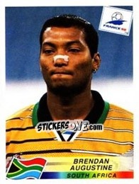 Figurina Brendan Augustine - Fifa World Cup France 1998 - Panini