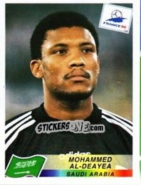Cromo Mohammed Al-Deayea - Fifa World Cup France 1998 - Panini
