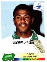 Sticker Obeid Al-Dosary - Fifa World Cup France 1998 n. 203 - Panini