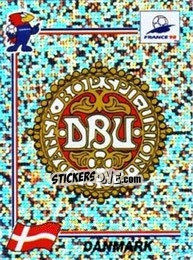 Sticker Emblem Denmark - Fifa World Cup France 1998 n. 211 - Panini