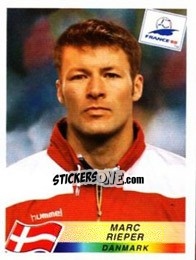 Sticker Marc Rieper - Fifa World Cup France 1998 - Panini