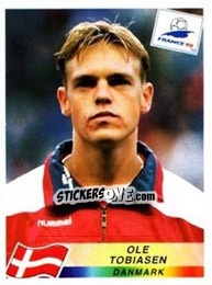 Sticker Ole Tobiasen - Fifa World Cup France 1998 - Panini